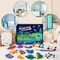 Kids Arts and Crafts Plaster Painting Craft Kit Art Set - Painting Your Own Space Dinosaurs & Marine Life Figurines - Ceramic Painting Kit for Kids, Girls, Boys, Toddlers